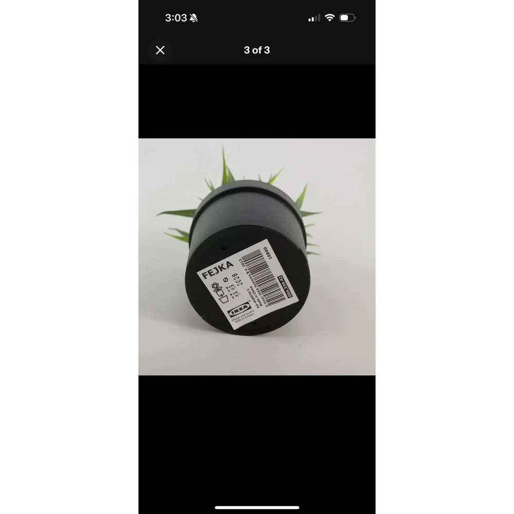 Ikea‎ Fejka Artificial Potted Plant Indoor/Outdoor Grass 3 ½